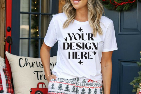 Bella Canvas 3001 White Mockup: Graphics for Product Mockups