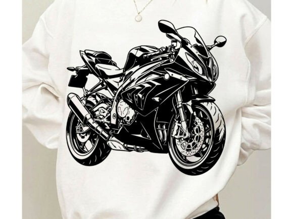 Biker Silhouette Graphics for Bold T-Shirt Designs