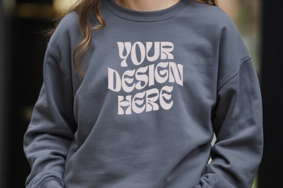 Dark Heather G18000 Mockup: Premium Graphics & Product Mockups
