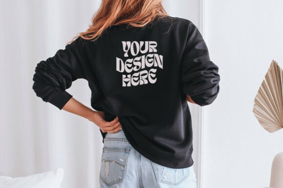 Gildan 18000 Sweatshirt Back Mockup Review