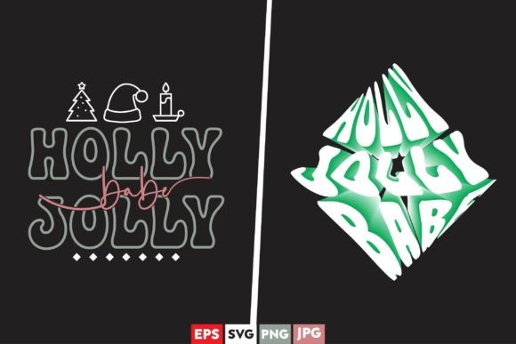 Holly Jolly Babe and 3D Text Effect Review