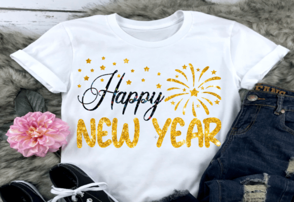 Review: Glitter Happy New Year with Fireworks Design