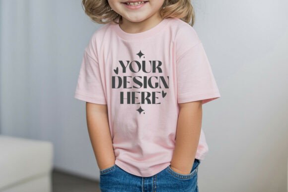 Toddler Flatlay Mock-up: Graphics for Packaging